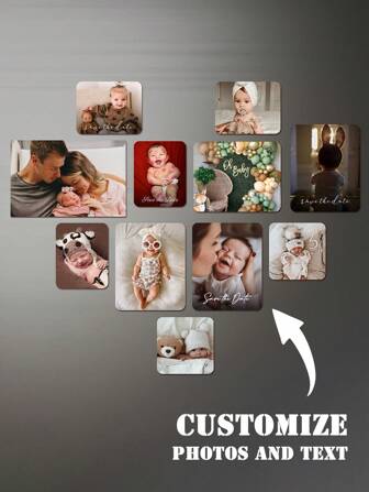 1pc Custom Photo Magnet/Personalized Pet Photo Print/Personalized Picture Refrigerator Magnet/Print Your Pet Family To Fridge Magnet/Personalized Gifts/Pet Lover Gift/Gift For Mom/Dad, Photo Magnets, Pet Memorial Gift, Dog Lover Gift,Valentine's Day Gifts For Boyfriends, Photo Paper Refrigerator Decorations/Valentine's Day Custom Magnets/Family Photo Magnet/Gift For Mom/Fridge Decor,Wedding Essentials,Personal Items