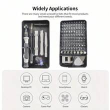 115 In 1 Mini Magnetic Laptop Precision Screwdriver Set, Multi-Function Repair Tool Set For Repairing Compatible With Macbook IPad/Mobile Phone/Computer/Laptop/PC.