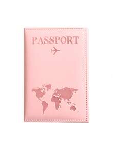 1 Pc Customized Unique Letter Monogram PU Leather Passport Card Holder & Protector, Special Gift For Husband, Daughter, Son, Wife, Grandparents, Friends, Students, Holiday Gift - Multicolor 3 - View 17