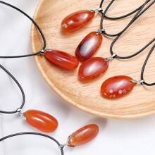 1PC Natural Crystal Black Tourmaline Labradorite Raw Stone Unpolished Gem Pendant Necklace Quartz Jewelry Women Necklace For Women Gifts