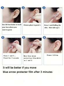 80/40 miếng băng dán làm săn chắc da tức thì - Miếng dán nâng cơ chống thấm nước vô hình cho cằm đôi và cổ, làm thon gọn mặt - Không chứa cồn, phù hợp với mọi loại da, dành cho cả nam và nữ - Nhiều màu - Xem 9