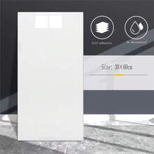 10pcs/Set 1.8m² Simple Marble Pattern Ceramic Tile Sticker, Aluminum Composite Panel Wall Sticker, PVC, Imitation Marble Tile Flooring Sticker, For Living Room, Toilet, Kitchen Home Decor. Thick Floor & Wall General Use Wallpaper, Home Decoration Self-Adhesive - Multicolor - View 14