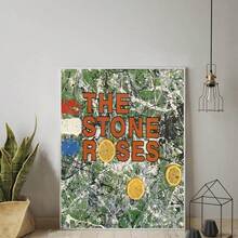 1pc Quà tặng hiện đại The Stone Roses Album Bìa Canvas Nghệ thuật treo tường In Áp phích âm nhạc sống động Vải trang trí tường cho phòng khách Phòng ngủ Quầy bar Tác phẩm nghệ thuật ban nhạc mang tính biểu tượng Không có khung - Nhiều màu - Xem 4