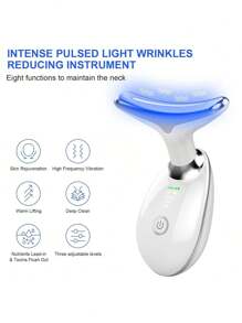 LED Micro-Current Massager Handset Firming Wrinkle Removal Device For Neck Face Skin Care Tightens And Lifts