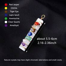 1PC Natural Crystal Black Tourmaline Labradorite Raw Stone Unpolished Gem Pendant Necklace Quartz Jewelry Women Necklace For Women Gifts