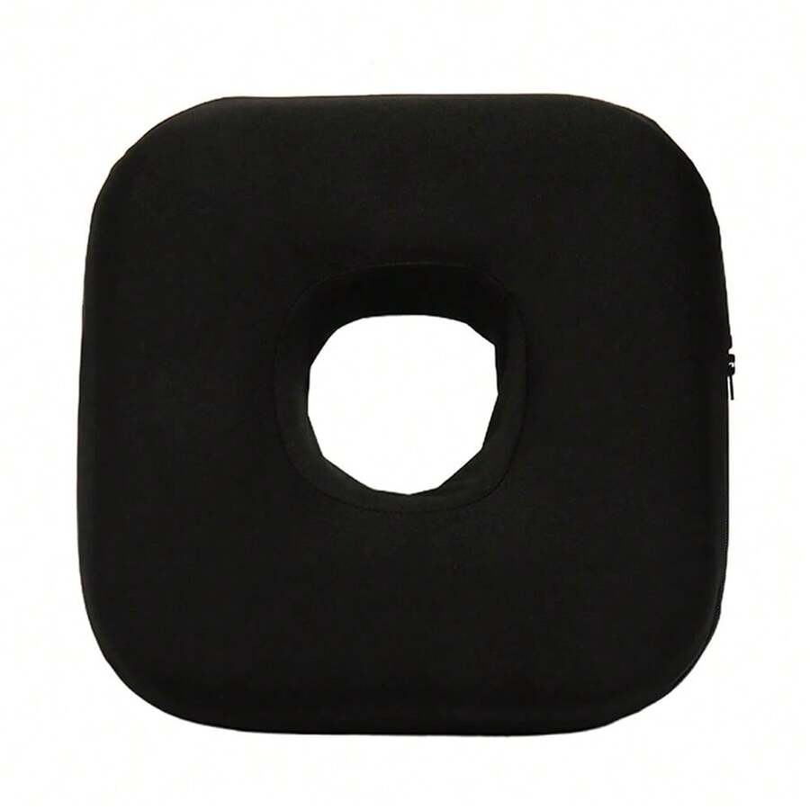 Almohada para piercing en la oreja para personas mayores, CNH y inflamación del dolor en la oreja, con un orificio para la oreja, almohada para dormir, almohada protectora para los oídos - Negro - Ver 1