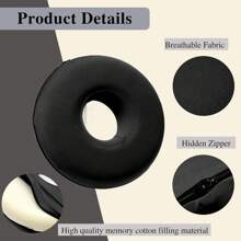 Ear Piercing Pillow For Side Sleepers, CNH And Ear Pain Ear Inflammation,With An Ear Hole Sleeping Pillow, Ear Guard Pillow