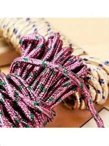 1pc Heavy Duty Non-Slip Windblocker Clothesline, Nylon Outdoor Balcony Laundry Drying Rope For Clothes, Blankets, Etc.