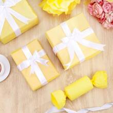 60 feuilles de papier de soie jaune pour sacs cadeaux, papier de soie d'emballage jaune en vrac, papier d'emballage jaune vif 14 x 20 pouces, papier d'art et d'artisanat, pour anniversaires, Pâques, fête des mères, remise des diplômes, emballage cadeau, artisanat, fleurs en papier DIY, guirlande de gland (50X35CM, couleurs aléatoires)