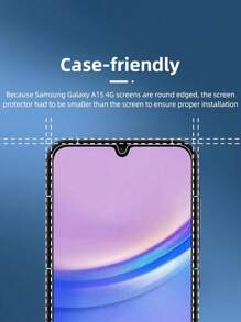 3-pack, compatibel met Galaxy A15 5G/4G-schermbeschermer, mobiele telefoonaccessoires, compatibel met iPhone 16 Pro Max 16 16 Plus 16 Pro 15 Pro Max 15 15 Pro 14 Pro Max 14 13 12 11 gehard glas, hoesjevriendelijk, krasbestendig, geen bubbels, super anti-cadeau voor verjaardagen, familie, vrienden telefoonschermbeschermer