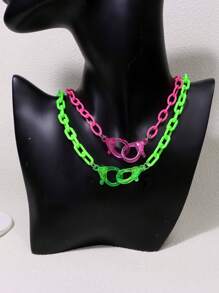 1 pieza Collar gargantilla para chica romántica/chica linda/chica punk, regalo para fiesta/Día de San Valentín