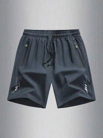 男友款夏季丝质短裤男士运动户外跑步健身健身短裤