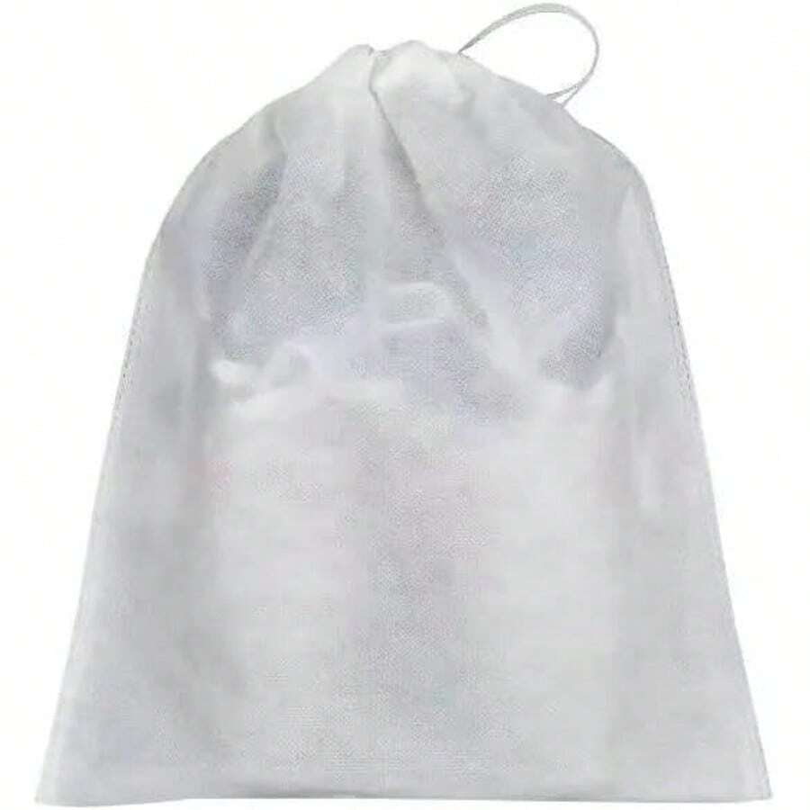Copriscarpe, antipolvere, anti-ingiallimento, sacco per asciugare le scarpe, sacco per scarpe, carta per scarpe, unisex, sacchetto portaoggetti con coulisse (confezione da 50)