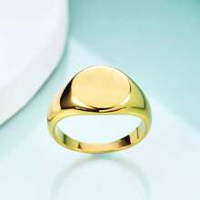 1 Stück Minimalistische Edelstahl Plain Ring für Paare