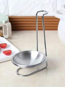 1 pièce Organiseur de cuisine en acier inoxydable - Porte-cuillères et bols verticaux, support pour ustensiles de cuisine pour le rangement à la maison