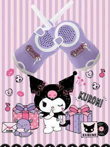 Sanrio 2PCS Sanrio Kuromi Walkie-Talkie Toys, Walkie Talkie Wireless Radio Comunicator Outdoor Toy, Christmas Gift.Suitable For Indoor And Outdoor Multi-Player Interactive Games, Birthday Gift.
