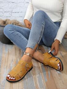 2025 Summer New Kids Braided Open Toe Roman Sandals, Non-Slip Princess Shoes, Fashion & Versatile Casual Beach Sandals For Teenagers
