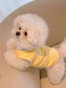 Cute Sweet Macaron Pet Vest For Small/Medium Dogs Cats, Lightweight Spring/Summer Clothes For Teddy/Poodle