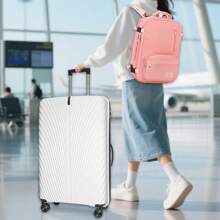 2 Pieces Spinner Carry-On Luggage Set With TSA-Approved Locks – Hard Shell Suitcase With Multi-Functional Backpack (Airline Compliant