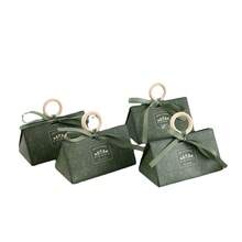 10/20PCS Set Champagne, Beige, Green Bridesmaid Wedding Favor Gift Box, Elegant Chinese Style Wedding Guest Gift - Multicolor - View 11