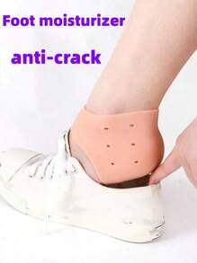 Heel Pad Protector, Moisturizing, Cracked Heel Relief, Soft And Comfortable, Repairing Dry, Cracked Feet For Men And Women, Washable And Reusable, Suitable For Calloused, Peeling, Foul-Smelling Or Darkened Feet, Ideal Holiday Gift