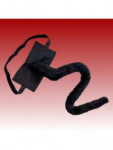 1pc Cute Sexy Kitty Set, Includes Cat Ear Headband, Black Choker, And Fluffy Tail, Adult Plush Costume For Midnight Cat Fairy Dress Up