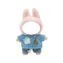 Outfit Set: Sweater And Jeans For Plush Doll, Includes Cute Accessory Bag (Doll Not Included), Merchandise