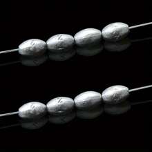 10-Piece Egg-Shaped Lead Fishing Sinkers – Heavy-Duty Sea Fishing Weights | High-Quality Casting & Trolling Accessories | Essential Saltwater Fishing Gear