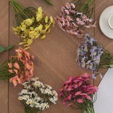 6/30 Peças de Flores Artificial de Margarida - Margaridas Falsas de Tecido, Decoração de Flores Silvestres de Primavera para Festa, Casa e Escritório, Casamento e Noivado, Sem Vaso Incluído, Decoração para Casa, Sala de Estar, Dia das Mães, Exposição sobre Mesa, Decoração de Outono