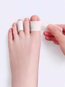 0,98 pulgadas * 177 pulgadas Protectores adhesivos para los dedos de los pies, protector de talón elástico transpirable, producto para el cuidado de los pies, plantilla para tacones altos, pegatina antiabrasión, accesorios para zapatos, accesorios de gimnasio
