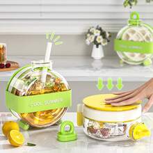 1 件免接触式冰格，高美感冰格模具带吸管杯，多功能创意冷冻制冰机，塑料冰箱冰格，水瓶