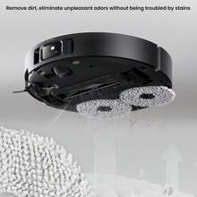Robot Parts Mops For Dreame L10s Ultra/ L10 Ultra/ L20 Ultra/X30 UltraX40 Ultra/L10s Ultra/L40 Ultra/L30 Ultra And X10+ Robot Vacuum Cleaner, Mop Pads, Mop Cloths, Spare Parts Kit