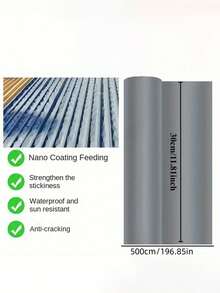 لفة 1/2 شريط إصلاح مقاوم للماء، مقاوم للماء، عازل للحرارة، مقاوم للصدأ، لاصق قوي، مقاوم لدرجات الحرارة العالية، مناسب لأسطح المعادن في المنزل والمصنع، تجديد السقف والصفائح الحديدية، سد الشقوق، مستلزمات إصلاح المنزل - متعدد الألوان - مشاهدة 12