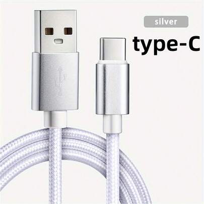 重型快速充电 USB C 型数据手机充电器线 2 米 3 米 1 米/安卓