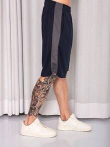 Dryfit Bermuda Shorts For The Gym - 霧霾藍 - 查看 1
