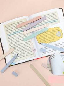 12 قطعة أقلام تظليل مربعة من طراز موراندي، أطراف منحوتة ناعمة ولينة، أقلام تظليل باستيلية لا تنزف، وتجف بسرعة للكتابة في المذكرات والملاحظات المدرسية ، لوازم قرطاسية