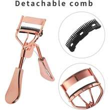 Beauty Eyelash Curler Comb Eyelash Curlers With 2 Silicone Refill Pads Premium Lash Curler Makeup Tool For Women And Girls - 1 - Xem 3