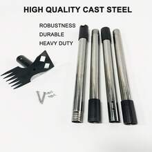 Weeding Puller Weeding Remover Tool With Long Handle, 148cm Detachable Handle, 2 In 1 Manual Weeding Rake And Garden Tool - 黑色 - 查看 4