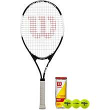 Wilson Tour Slam Lite Black Tennis Racket Single Bundle Twin Options Available - TennisRacket&TennisBalls - View 6