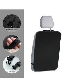 Auto Seat Back Kick Protectors - 2 Packs/1 Pack - Premium Quality Car Seat Back Cover Offers Waterproof Protection Of Your Upholstery From Mud And Scratches - Seat Back Kick Protector, Fits Most SUVs And - Black - View 3