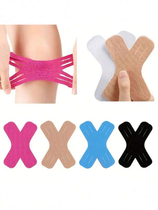 10 piezas de cinta kinesiológica elástica premium - Cinta deportiva para equipo de deportes, con soporte muscular impermeable para lesiones de rodilla, hombro y codo - Durable, transpirable, sin látex, fácil de usar