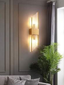 Golden/Black LED Crystal Wall Lamp, Stainless Steel Body, Suitable For Living Room, Bedroom, Corridor Home Decoration, Free G9 Light Source