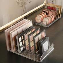 1 Stück neue Wellendesign Lidschatten Palette Aufbewahrungsregal, transparenter Acryl Make-up Rouge Puder Kompakt Halter, Lidschatten Organizer Box als Aufbewahrungsorganizer Geschenk Hochzeit Einschulung