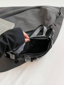 Fashion Fish Scale Pattern Fanny Pack Waist Bag Shoulder Crossbody Bag For Women - Silver - View 9