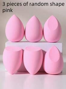 6pcs Makeup Sponge, Random Shape, Suitable For All Skin Types, Latex-Free Multi-Purpose Makeup Sponge For Liquids, Creams And Powders, No Stripes, Smooth Make-Up Applications, Simple And Beautiful, Easy To Carry.