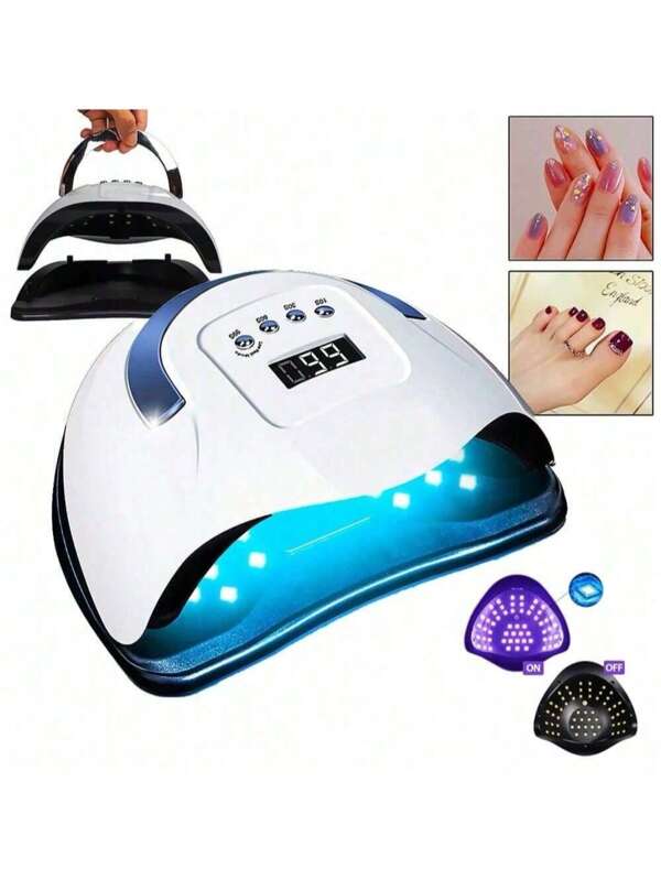 LÁMPARA DE UÑAS 220W PARA GEL HÍBRIDO UV LED SOLAR
