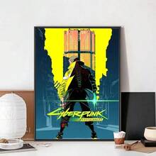 1 tấm áp phích Anime C-Cyberpunk E-Edgerunners không có khung tranh vải áp phích nghệ thuật treo tường tranh phòng ngủ học tập khung tùy chọn - Nhiều màu - Xem 20