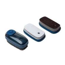 1 pieza Cepillo de plástico para la ropa de color aleatorio, moderno cepillo multifuncional automático para detergente líquido, lavadora, ropa, sombreros, con cerdas suaves para la limpieza diaria del hogar