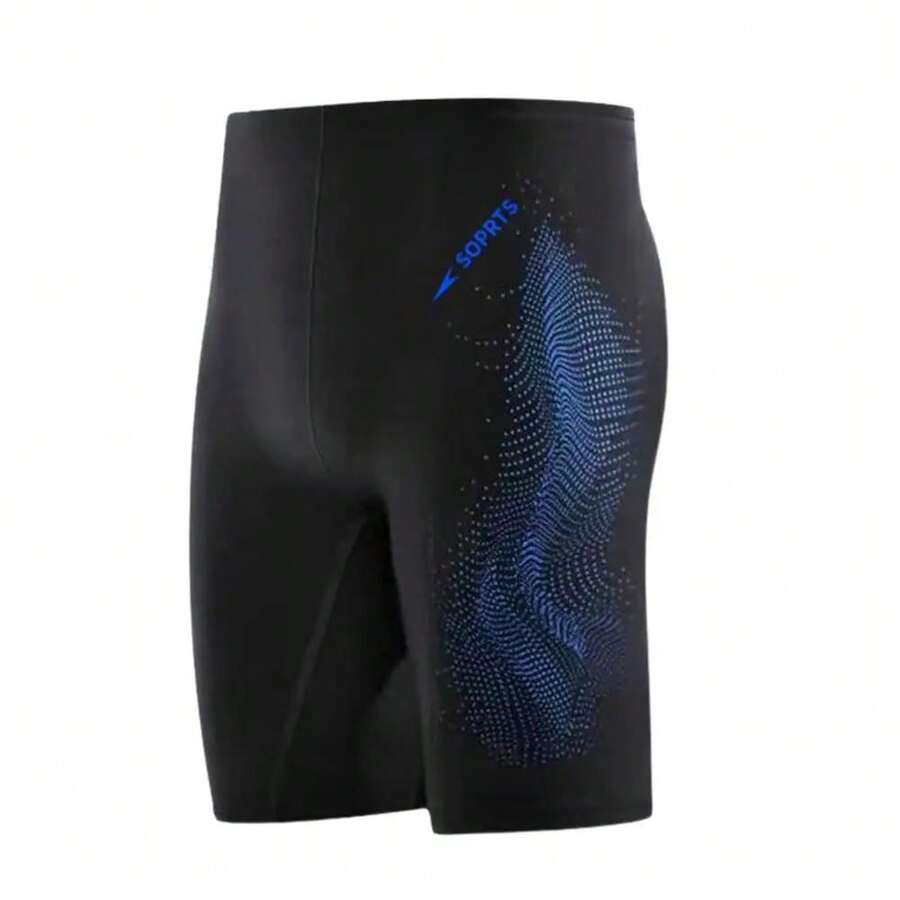 Men Swimwear Surfing Trunk Swim Short Sexy Personality Swimsuit Male Pocket Swimming Beach Board Short Men Bathing - Blue - View 1