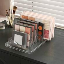 1 Stück neue Wellendesign Lidschatten Palette Aufbewahrungsregal, transparenter Acryl Make-up Rouge Puder Kompakt Halter, Lidschatten Organizer Box als Aufbewahrungsorganizer Geschenk Hochzeit Einschulung